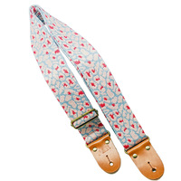 Sangle populaire pour guitare 2023 PP sangle de guitare Jacquard plaid léopard nouvelle sangle de guitare acoustique