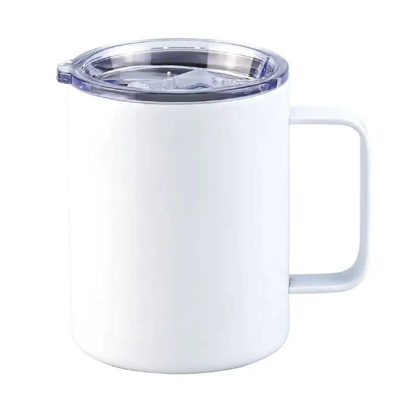 Sublimation 12 Unzen Edelstahl doppelwandige vakuum isolierte Kaffeetasse mit Griff