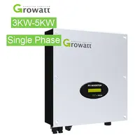Grolwatt Inverter Tenaga Surya 3KW 5KW, Inverter Fase Tunggal 50Hz 60Hz 3kva 2 MPPT 3000MTL-S 5KW 220V 3000W, Inverter Dasi Gird