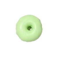 Jouet anti-stress en PU en forme de macaron enrobé de chocolat noir, à rebond lent, sonore et craquant, pour le bureau