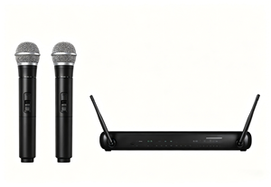 Used Dual Handheld <b>Wireless</b> <b>Microphone</b> System for Karaoke & Events - Product Image 2