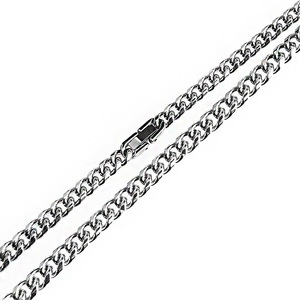 Chaîne <span class=keywords><strong>en</strong></span> acier inoxydable <span class=keywords><strong>de</strong></span> 6mm <span class=keywords><strong>de</strong></span> large chaînes à maillons cubains <span class=keywords><strong>collier</strong></span> <span class=keywords><strong>ras</strong></span> du <span class=keywords><strong>cou</strong></span> pour bijoux pour hommes bijoux <span class=keywords><strong>en</strong></span> métal <span class=keywords><strong>massif</strong></span> plaqué <span class=keywords><strong>argent</strong></span> bijoux <span class=keywords><strong>de</strong></span> mode - Product Image 3