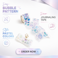 Nouveau design produit dégradés points colorés scrapbooking autocollant transparent rouleau washi tape