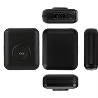 Power Bank Portabel Kapasitas Besar 10000mAh 20W Baterai Li-Polymer dengan Kabel Terintegrasi, Layar LCD, dan Pengisi Daya Nirkabel