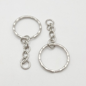 Llavero de Acero Inoxidable de Alta Calidad con Baño de Plata, Llaveros Cortos para DIY - Product Image 4