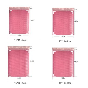 50/25 pièces enveloppes à bulles rose Poly enveloppe à bulles enveloppes rembourrées auto-scellantes sacs-cadeaux emballage noir/bleu pour les petites entreprises - Product Image 6