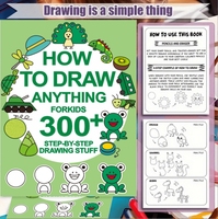 Libro de ranura mágica hundido para niños, juego de libros de práctica de escritura reutilizable, aprendizaje educativo, cómo dibujar libros con bolígrafo