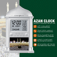 Haute qualité Ramadan cadeau Athan temps alarmant numérique plein affichage mur/horloge de bureau FAJ-118 automatique prière musulmane Azan horloge