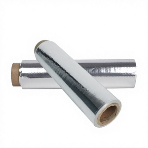 <b>Waterproof</b> Metallic Woven Fabric Roll Thermal Reflective Insulation Smooth Corrosion-Resistant Containment Heat <b>Materials</b> - Product Image 1