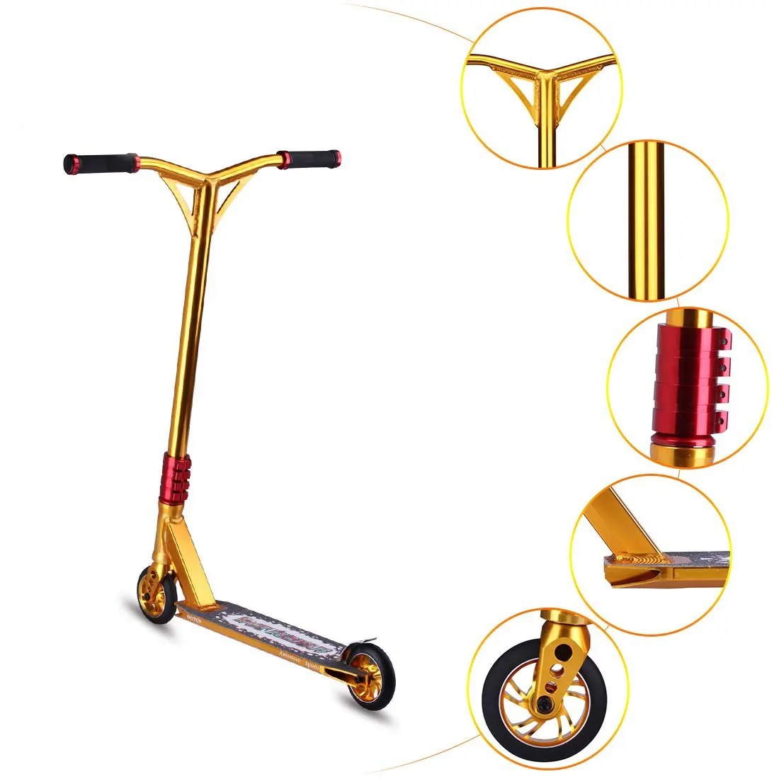 China manufacturer precision customized anodized Aluminum CNC electric scooter accessories