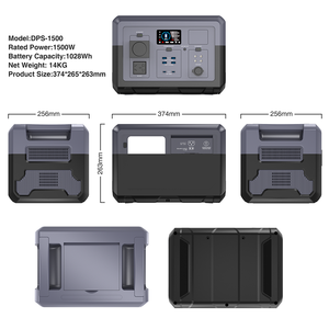 キャンプ用ソーラー発電所 700W 1200W 1500W 3000W 5000W 屋外ポータブルソーラー Lifepo4 ポータブル電源 - Product Image 2