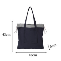 Sac fourre-tout en nylon froissé recyclé RPET, logo personnalisé, écologique, réutilisable, sac de marché, cadeau d'entreprise, vente en gros, OEM