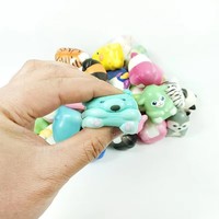 Vente en gros d'usine Mousse PU à croissance lente 20 pièces Jouets anti-stress en forme d'animaux mignons