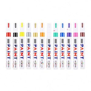 Marqueur de peinture permanent pour réparation de meubles, carrelage et céramique, ensemble de 12 couleurs, 1-10 mm - Product Image 1