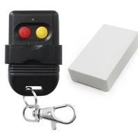 Télécommande RF à 2 boutons avec commutateur DIP, 433 MHz, 315 MHz, ouvre-porte de garage sans fil, porte-clés avec module récepteur