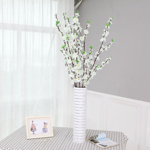 Branche de <span class=keywords><strong>fleur</strong></span> de pêcher artificielle en tissu de soie pour mariage, décoration intérieure, aménagement paysager de jardin <span class=keywords><strong>et</strong></span> photographie extérieure - Product Image 6