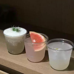 Gelas PET Sekali Pakai Bentuk U <span class=keywords><strong>DOMI</strong></span> Brand 89-300ml Dinding Tunggal Cetak Logo Kustom Laris untuk Layanan Minuman - Product Image 3