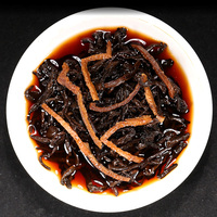 Thé Pu'er Ripe Compressé Aîné avec Écorce de Mandarine en Gros, Gâteau de Thé Pu'er Ripe Chenpi du Yunnan 357g