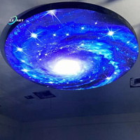 Ciel nocturne luxueux changeant de couleur avec kit d'éclairage à fibres optiques à étoiles filantes, design de plafond tendu