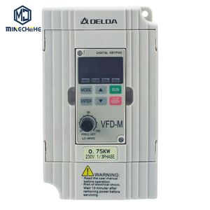 อินเวอร์เตอร์ปรับความเร็วเฟสเดียว 0.4KW 220W รุ่น VFD004M2A - Product Image 1