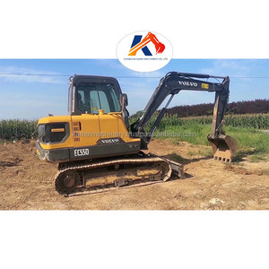 Mini-pelle Volvo EC55D d'occasion Offre Spéciale en Chine 5 tonnes de meilleure qualité à bas prix Gear PLC Core Components Crawler Moving Type - Product Image 1