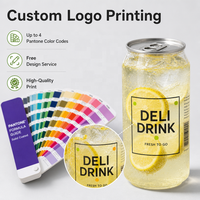Boîtes en PET transparentes de qualité alimentaire pour boissons, logo personnalisé, ouverture facile, 250 ml, 500 ml, 1000 ml, vente en gros, approvisionnement en vrac, usine