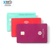 Chip de lector imprimible Contacto RFID en blanco Contacto inteligente Tarjeta IC Tarjeta inteligente para supermercados