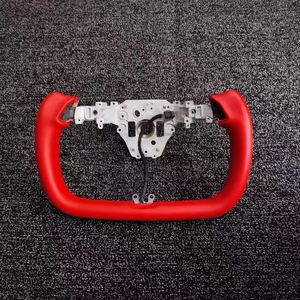 <span class=keywords><strong>Volante</strong></span> de Cuero Personalizado con Fibra de Carbono y LED, Apto para BMW, Mercedes Benz, Volkswagen, Tesla, Audi, Porsche - Product Image 5