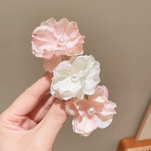 Vente en gros d'attaches élastiques à cheveux pour filles avec fleur pour cheveux pour femmes - Product Image 5