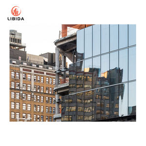 Sistema della parete della tenda della barriera antincendio: vetro strutturale & struttura di alluminio Unitized/disegno del <span class=keywords><strong>bastone</strong></span> con la guarnizione di fumo - Product Image 2