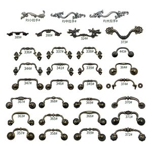 European Style Zinc Alloy <b>Cabinet</b> Handle Bar Shape Double Hole Durable Drawer Furniture Handle - Product Image 4