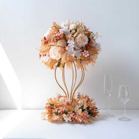 Boules florales artificielles en soie de haute qualité, prêtes à l'emploi, pour les centres de table de mariage, les banquets, la décoration de tables d'hôtels de luxe