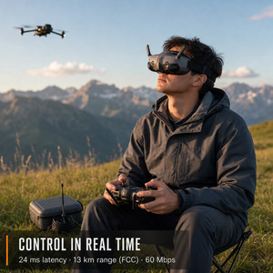 Lunettes FPV Goggles 3 avec écran 0,49 pouce 1920x1080 et fréquence de rafraîchissement de 100 Hz pour les pilotes de drones FPV de course et de freestyle - Product Image 5