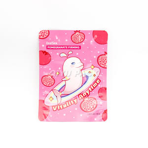 Çevre dostu içinde yüz maskesi alüminyum folyo için özelleştirilmiş özel baskı logosu marka ile boş 3 tarafı mühür kılıfı - Product Image 1