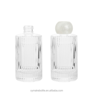 Flacone per <span class=keywords><strong>Profumo</strong></span> in Vetro Trasparente Senza Tempo da 150ml 300g con Nervature Verticali per <span class=keywords><strong>Profumo</strong></span> Ricaricabile - Product Image 5
