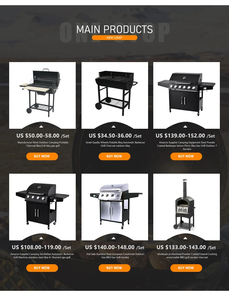 Professional Outdoor 6-Burners Stainless Steel Gas BBQ Grill With Side Burner and <strong>Table</strong> Cabinet <strong>for</strong> <strong>Barbeque</strong> - Product Image 6