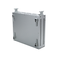 Boîtier électronique en aluminium anodisé industriel ISO9001 personnalisé 2U 19 pouces pour rack, châssis en tôle métallique