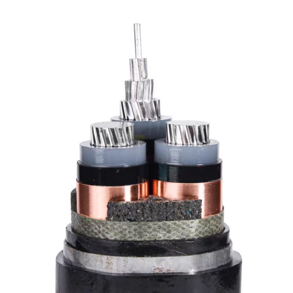 10KV 35KV Medium Voltage YJLV22 GB PVC Aluminum Core Armored Cable 3 Core 70/95/120/185/240 Square Mining Use Overseas