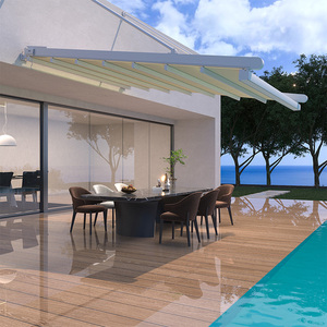 Treo phong cách PVC pergola với đèn LED gấp mái hiên gian hàng cho không gian ngoài trời - Product Image 3