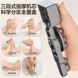 Masseur électrique pour les pieds Le Chen, couleur or champagne, semi-fermé, avec massage par airbag, fonction de chauffage pour les pieds et les jambes - Product Image 2
