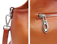 Sacs à bandoulière en cuir véritable Sacs à main et sacs à main pour femmes Satchel Designer Cross Body Hobo Medium Size Tote Bag