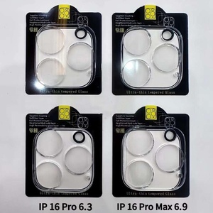 HD rõ ràng 3D máy ảnh ống kính bảo vệ đầy đủ Bìa Tempered Glass iPhone 16 Pro Max 16 Cộng với 16 13 Pro Max tương thích điện thoại di động sử dụng - Product Image 4