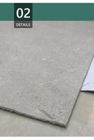 Carreaux de porcelaine Rinsun Limestone-RG - Texture imitation pierre - Finition mate - 600x600mm - Carreaux muraux antidérapants pour extérieur et salle de bain