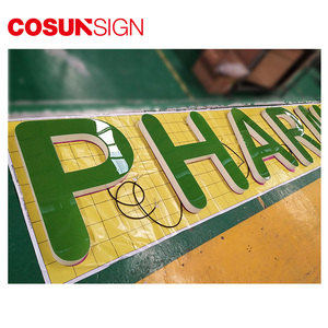 Cho cosunsign <span class=keywords><strong>Led</strong></span> nhựa Epoxy ký chữ <span class=keywords><strong>3D</strong></span> chiếu sáng chữ cái với dải <span class=keywords><strong>Led</strong></span> cho bệnh viện - Product Image 5