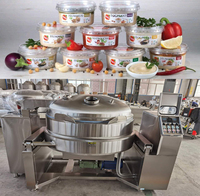 Industriële Candy Jam Vacuüm Jacketed Ketel Kookpot