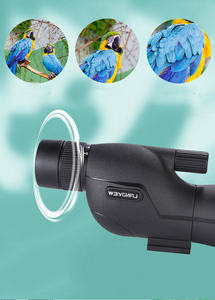 고출력 25-75x60 전술용 조류 관찰 망원경 단안경 저조도 야간 투시 HD 금속 렌즈 방수 - Product Image 5