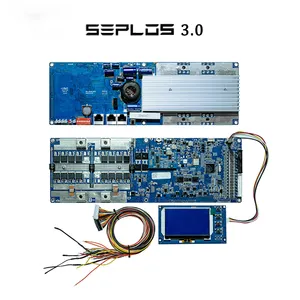 Seplos Smart Bms 3,0 Versión Panel Equilibrador activo 2A 100/150/200a 24V/48V Can/RS485 Lifepo4 Placa de protección de batería 8S 16S Bms
