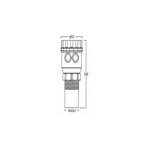 Jauge de niveau à ultrasons, capteur de niveau d'eau, outils de mesure de niveau, capteur KYL-CSB, jauge de niveau à ultrasons intelligente de haute précision - Product Image 3