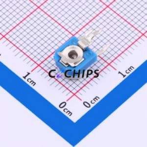 Resistencia Ajustable/Potenciómetro RM063-204(200K) Componente de Orificio Pasante (THT) Resistencia 200kOhm 25% 100mW - Product Image 2