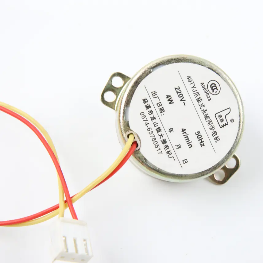 Customized Synchronous Motor 2rpm 220v Ac Synchron Motor 49tyj Synchron Motor Drive For Electric Fireplace